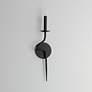 Thumbnail3 of Maxim Padrona 19" High Black Oxide Candle Wall Sconce more views