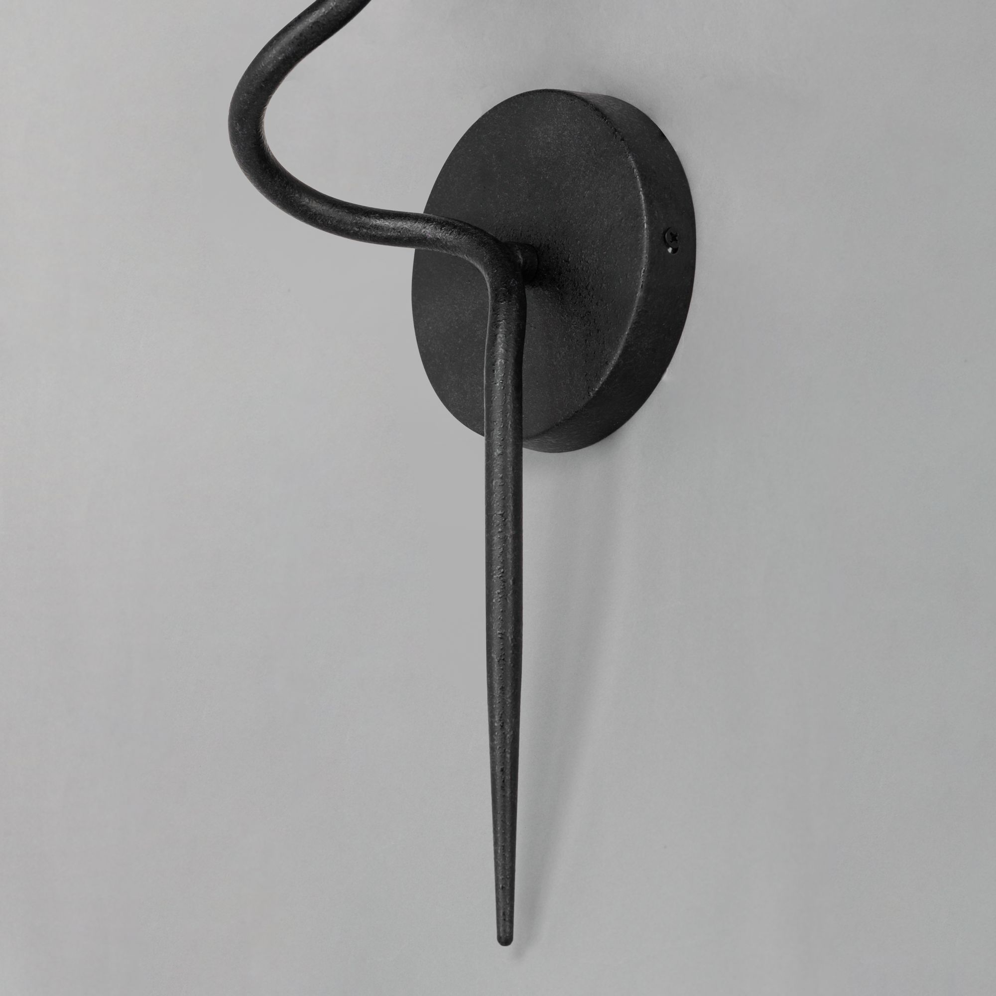 Image 6 Maxim Padrona 19" High Black Oxide Candle Wall Sconce more views