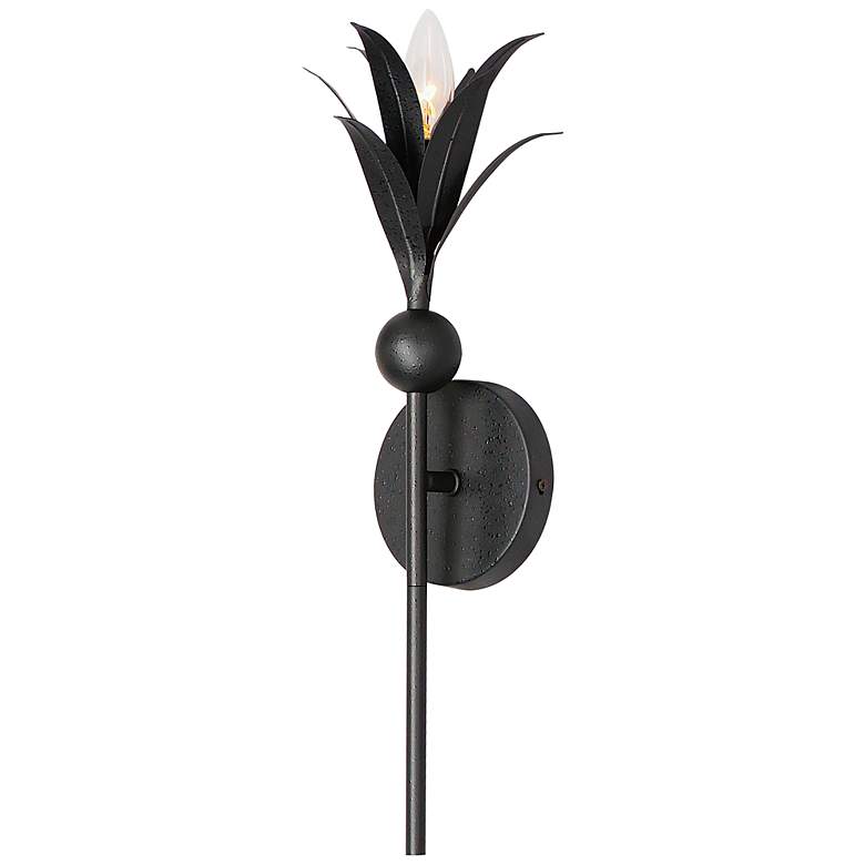 Image 2 Maxim Paloma 18 3/4" High Anthracite Wall Sconce