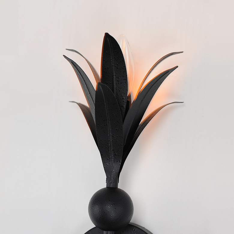 Image 5 Maxim Paloma 18 3/4" High Anthracite Wall Sconce more views