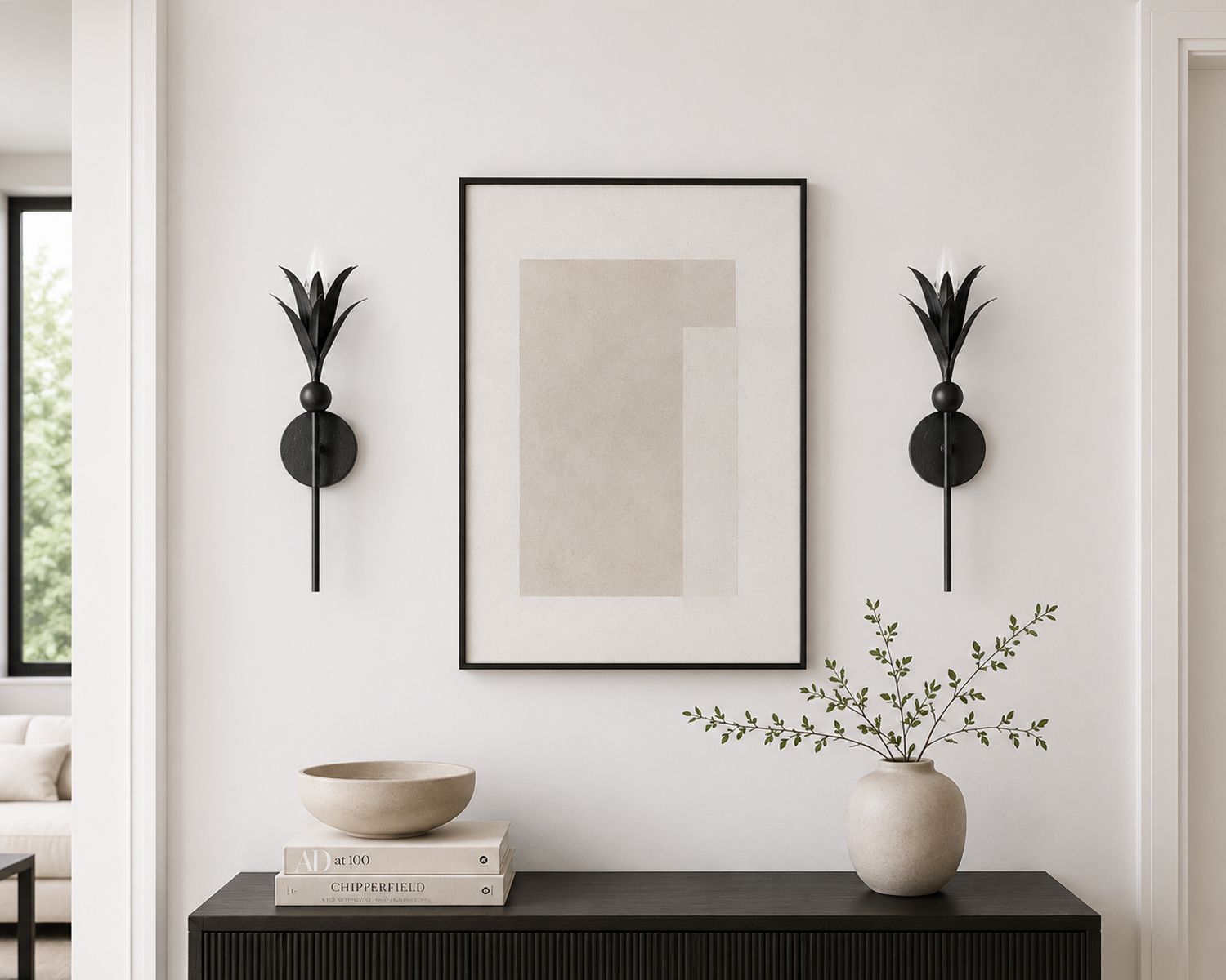 Image 7 Maxim Paloma 18 3/4" High Anthracite Wall Sconce more views