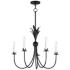 Maxim Paloma 26" Wide Anthracite 5-Light Chandelier