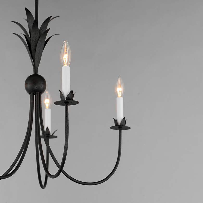 Image 5 Maxim Paloma 26" Wide Anthracite 5-Light Chandelier more views
