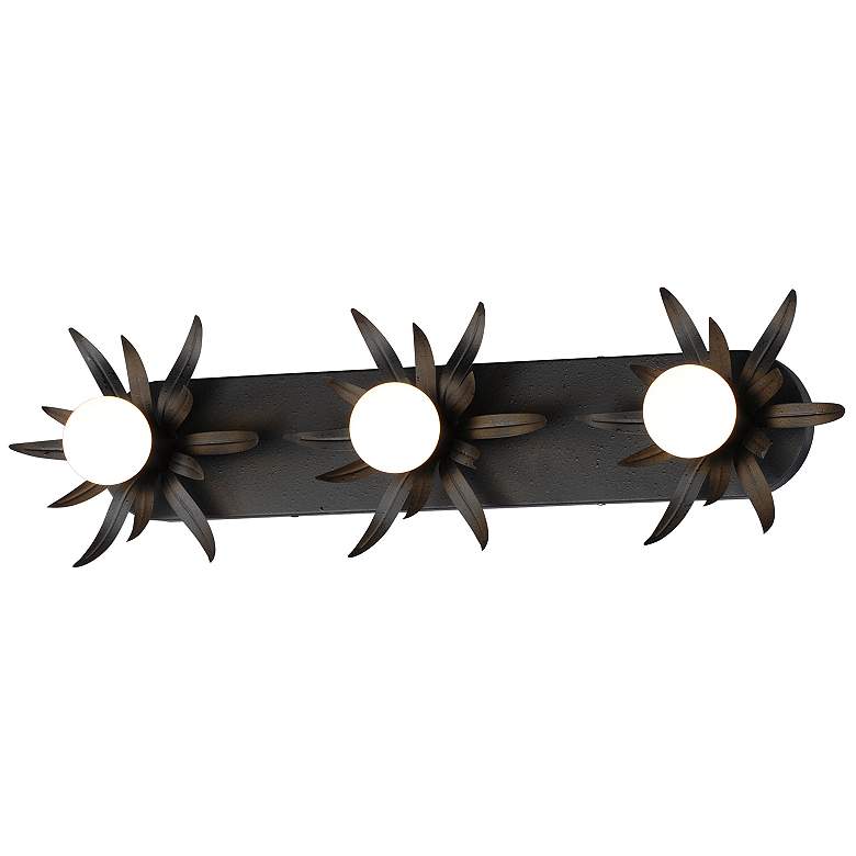 Image 1 Maxim Paloma 31 3/4" Wide Anthracite 3-Light Sconce