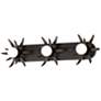 1_Maxim Paloma 31 3/4" Wide Anthracite 3-Light Sconce
