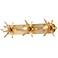 Maxim Paloma 31 3/4" Wide Gold Leaf 3-Light Bath Light