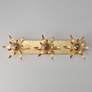 2_Maxim Paloma 31 3/4" Wide Gold Leaf 3-Light Bath Light more views