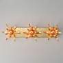 3_Maxim Paloma 31 3/4" Wide Gold Leaf 3-Light Bath Light more views