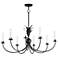 Maxim Paloma 36" Wide Anthracite 8-Light Chandelier
