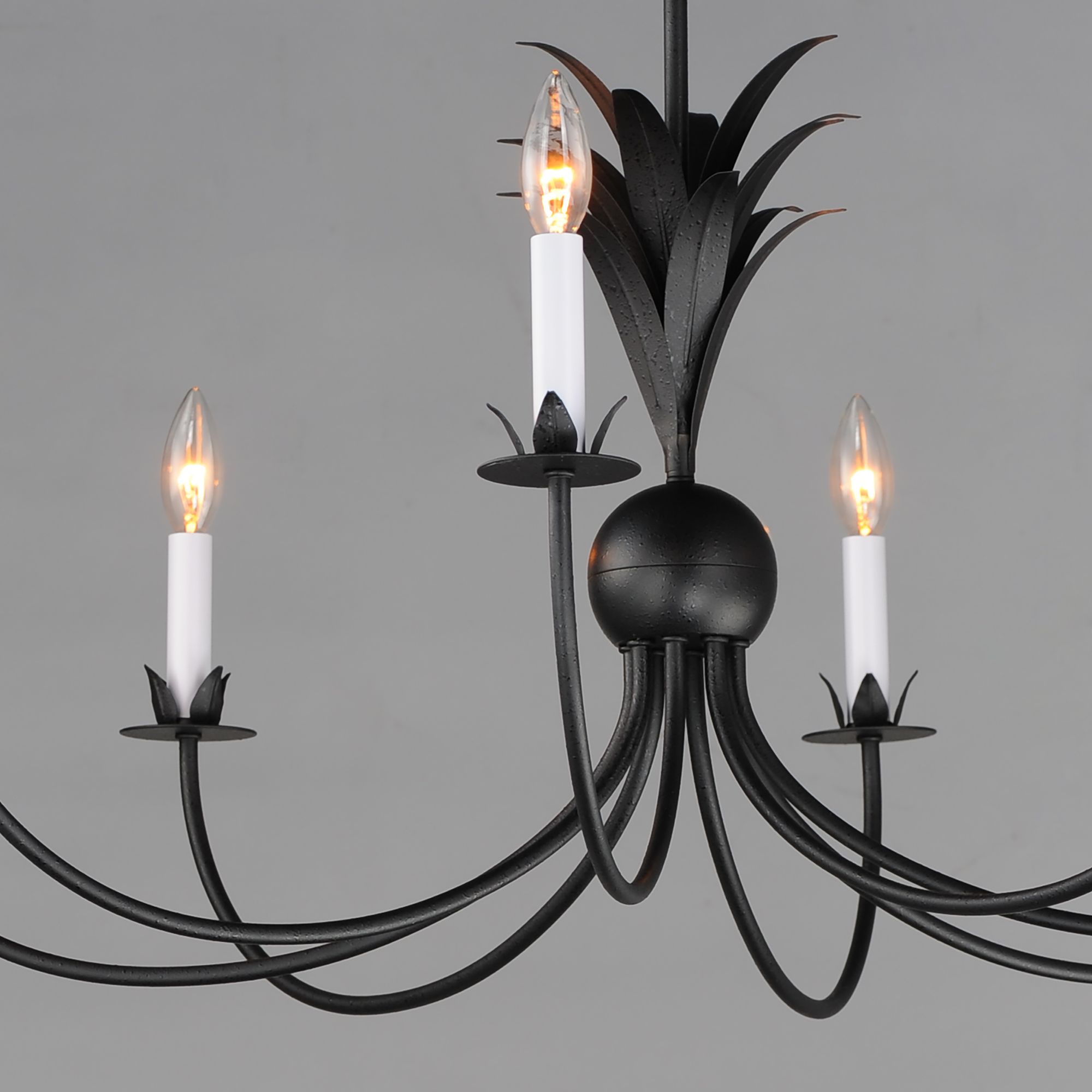 Image 4 Maxim Paloma 36" Wide Anthracite 8-Light Chandelier more views