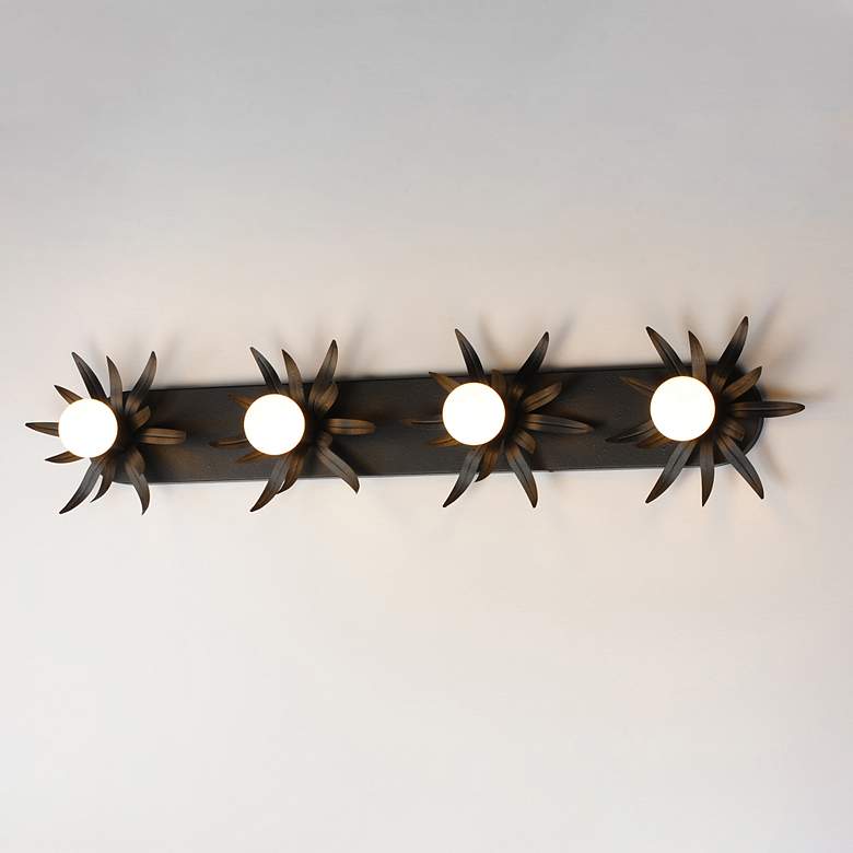 Image 4 Maxim Paloma 43" Wide Anthracite 4-Light Vanity Bath Light more views