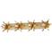 Maxim Paloma 43" Wide Gold Leaf 4-Light Bath Light