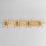 2_Maxim Paloma 43" Wide Gold Leaf 4-Light Bath Light more views
