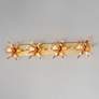 3_Maxim Paloma 43" Wide Gold Leaf 4-Light Bath Light more views