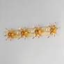 4_Maxim Paloma 43" Wide Gold Leaf 4-Light Bath Light more views