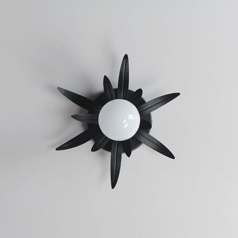 Image 2 Maxim Paloma 8 3/4" High Anthracite 1-Light Sconce more views