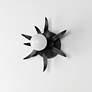 4_Maxim Paloma 8 3/4" High Anthracite 1-Light Sconce more views