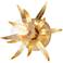 Maxim Paloma 8 3/4" High Gold Leaf 1-Light Sconce