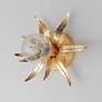 4_Maxim Paloma 8 3/4" High Gold Leaf 1-Light Sconce more views