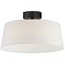 1_Maxim Paramount 16" Wide Matte Black LED Ceiling Light