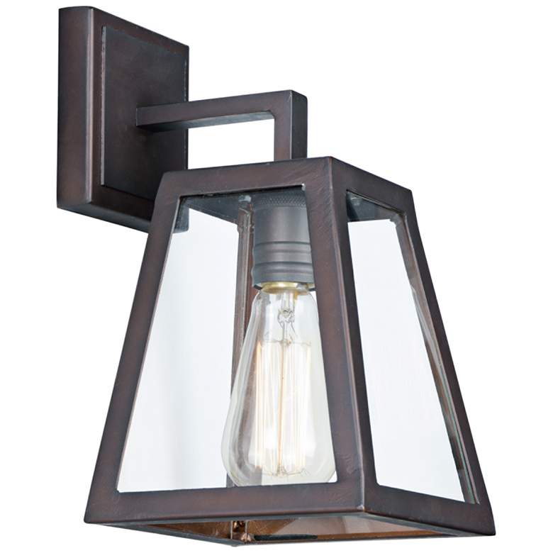 Image 1 Maxim Pasadena 11 1/2 inchH Oil Rubbed Bronze Outdoor Wall Sconce