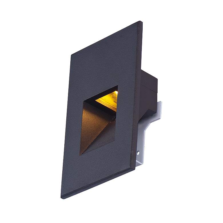 Image 2 Maxim Path 3" Wide Bronze LED Outdoor Step Light more views