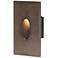Maxim Path 3" Wide Antique Bronze Pin Hole Step Light - 3CCT