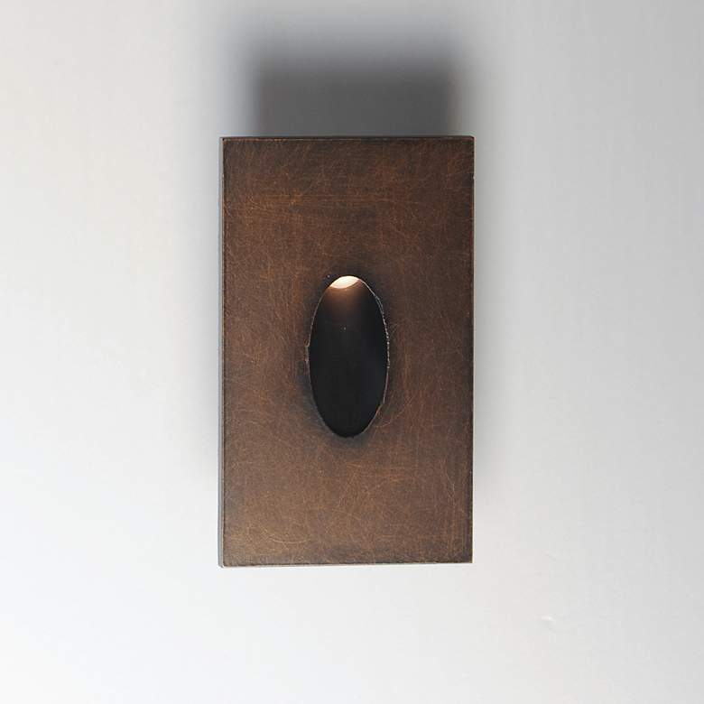 Image 3 Maxim Path 3" Wide Antique Bronze Pin Hole Step Light - 3CCT more views