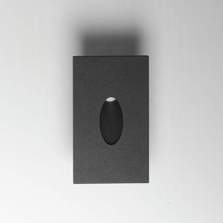 Image 2 Maxim Path 3" Wide Black Pin Hole Step Light - 3CCT more views