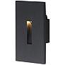 1_Maxim Path 3" Wide Black Slit Step Light - 3CCT