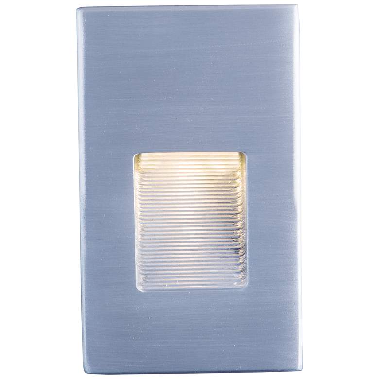 Image 1 Maxim Path 3" Wide Brushed Aluminum LED Step Light