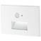 Maxim Path 3" Wide White Step Light with Motion Sensor - 3CCT