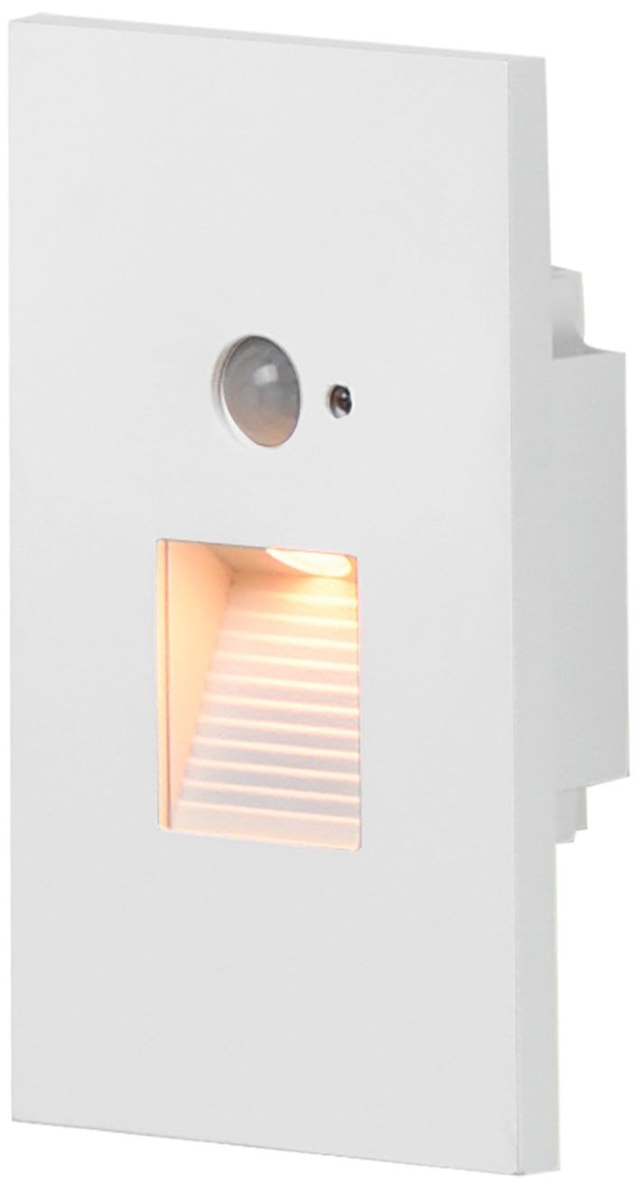 Maxim Path 3" Wide White Step Light with Motion Sensor - 3CCT