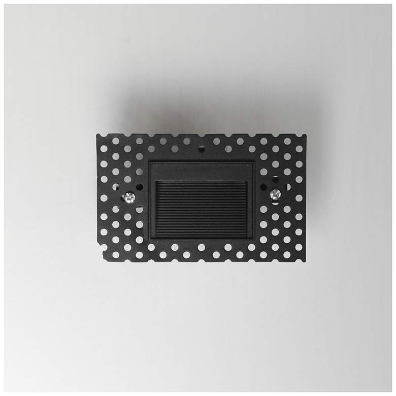 Image 2 Maxim Path 4 3/4" Wide Blac Trimless Step Light - 3CCT more views