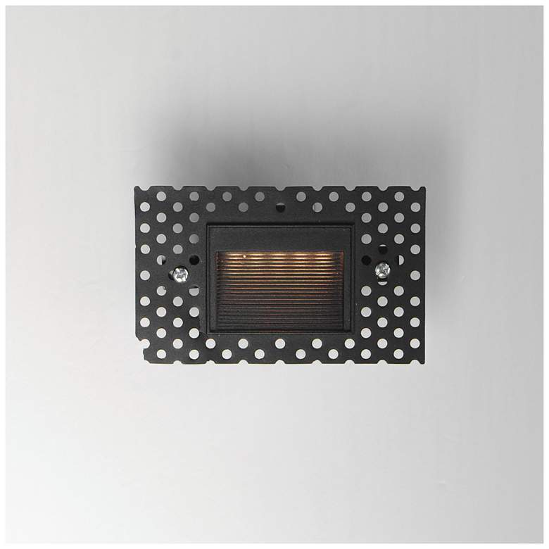 Image 3 Maxim Path 4 3/4" Wide Blac Trimless Step Light - 3CCT more views