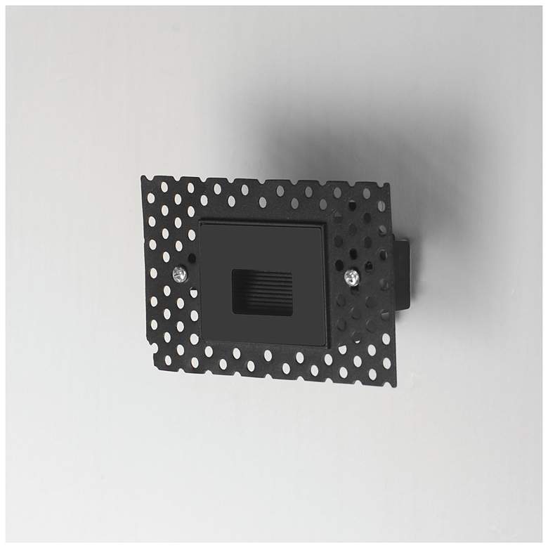 Image 6 Maxim Path 4 3/4" Wide Blac Trimless Step Light - 3CCT more views