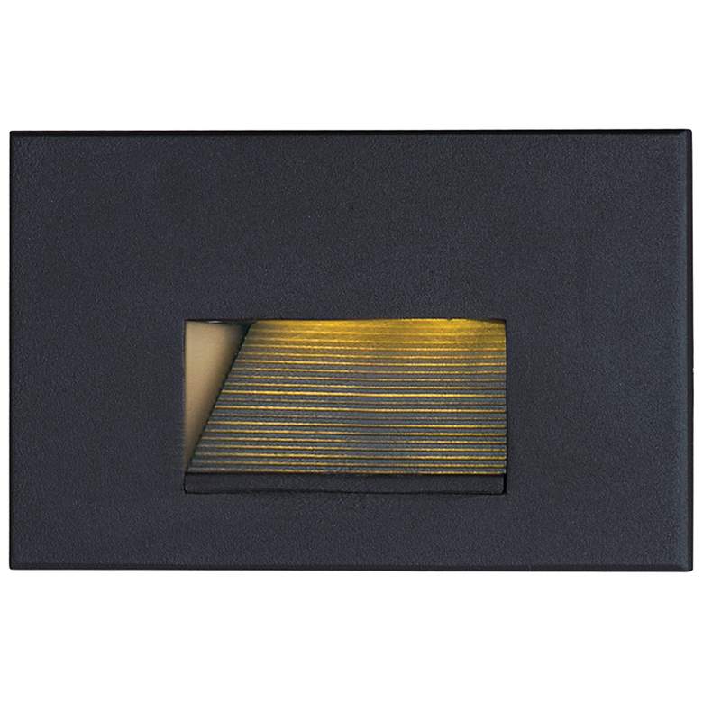 Image 1 Maxim Path 5" W Black LED Outdoor Step Light