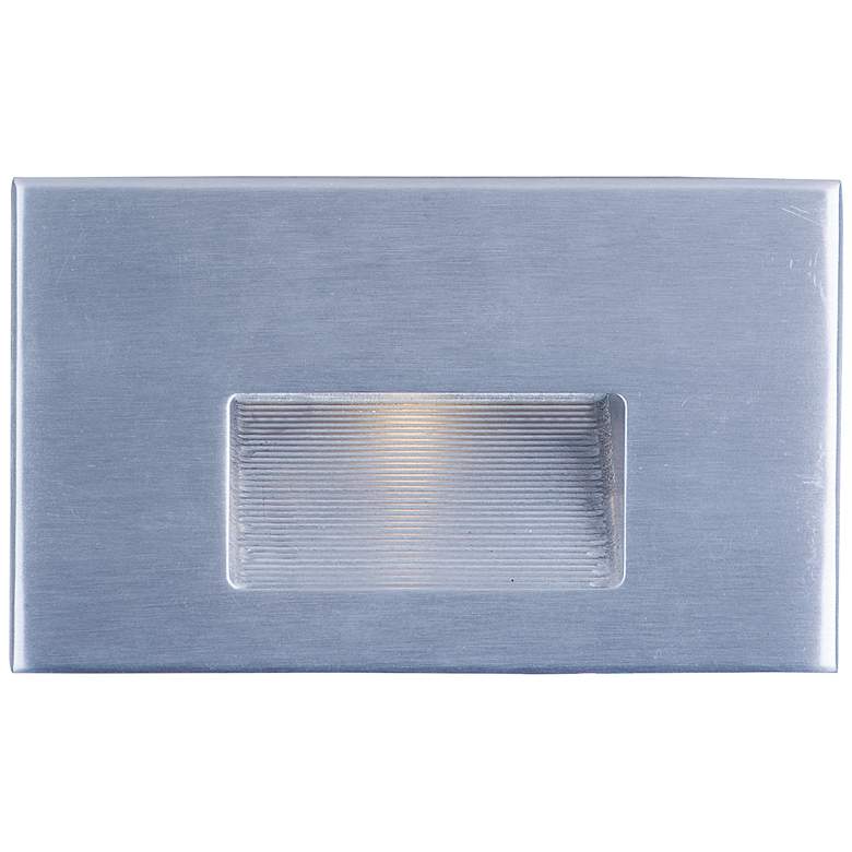 Image 1 Maxim Path 5" Wide Brushed Aluminum LED Step Light