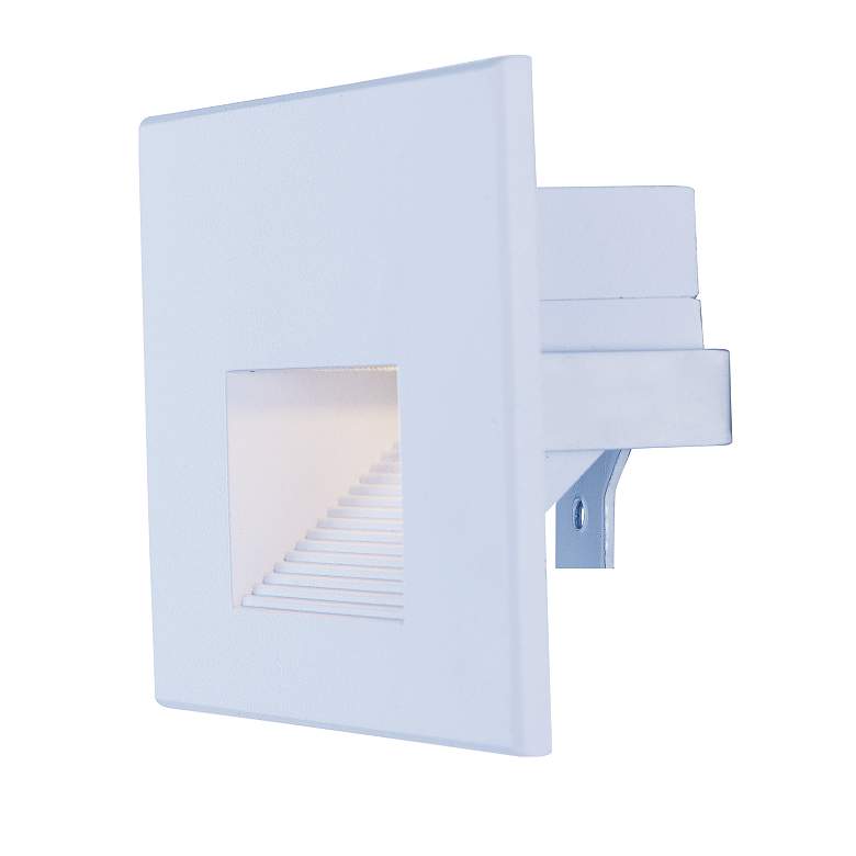 Image 2 Maxim Path 5" Wide White LED Landscape Step Light more views