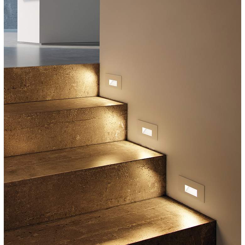 Image 4 Maxim Path 5" Wide White LED Landscape Step Light more views