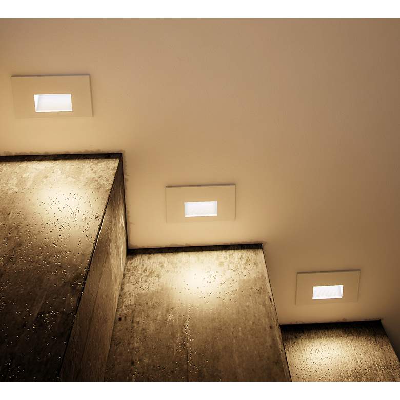 Image 5 Maxim Path 5" Wide White LED Landscape Step Light more views