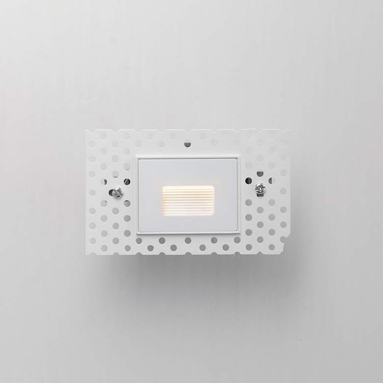 Image 3 Maxim Path 5" Wide White Trimless Step Light - 3CCT more views