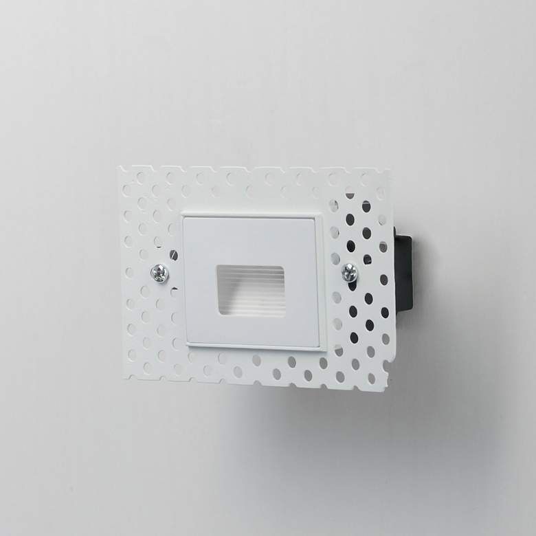 Image 4 Maxim Path 5" Wide White Trimless Step Light - 3CCT more views