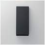 3_Maxim Pathfinder 12" High Black Tall LED Wall Sconce - 5CCT more views