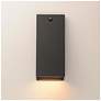 4_Maxim Pathfinder 12" High Black Tall LED Wall Sconce - 5CCT more views