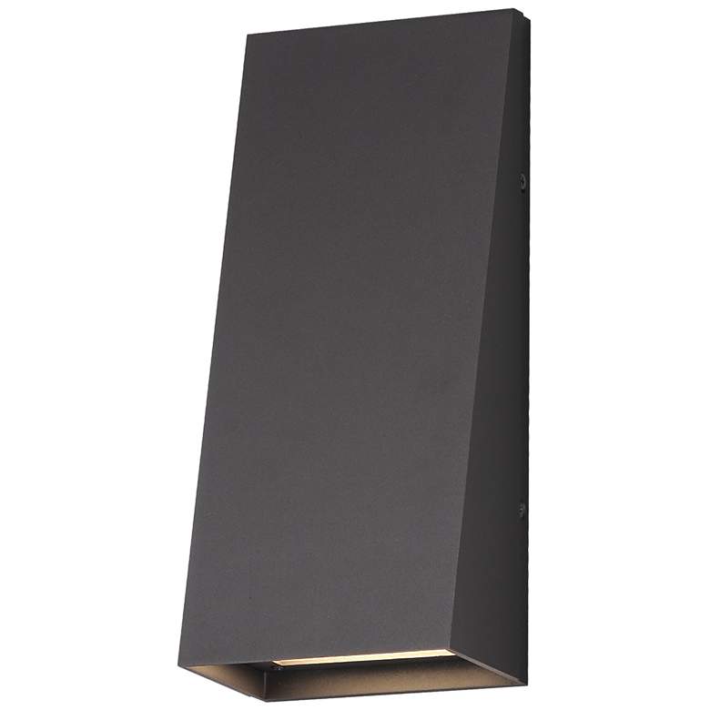 Image 1 Maxim Pathfinder 12" High Bronze Tall LED Wall Sconce - 5CCT