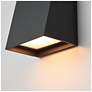 2_Maxim Pathfinder 12" High Bronze Tall LED Wall Sconce - 5CCT more views