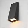 3_Maxim Pathfinder 12" High Bronze Tall LED Wall Sconce - 5CCT more views