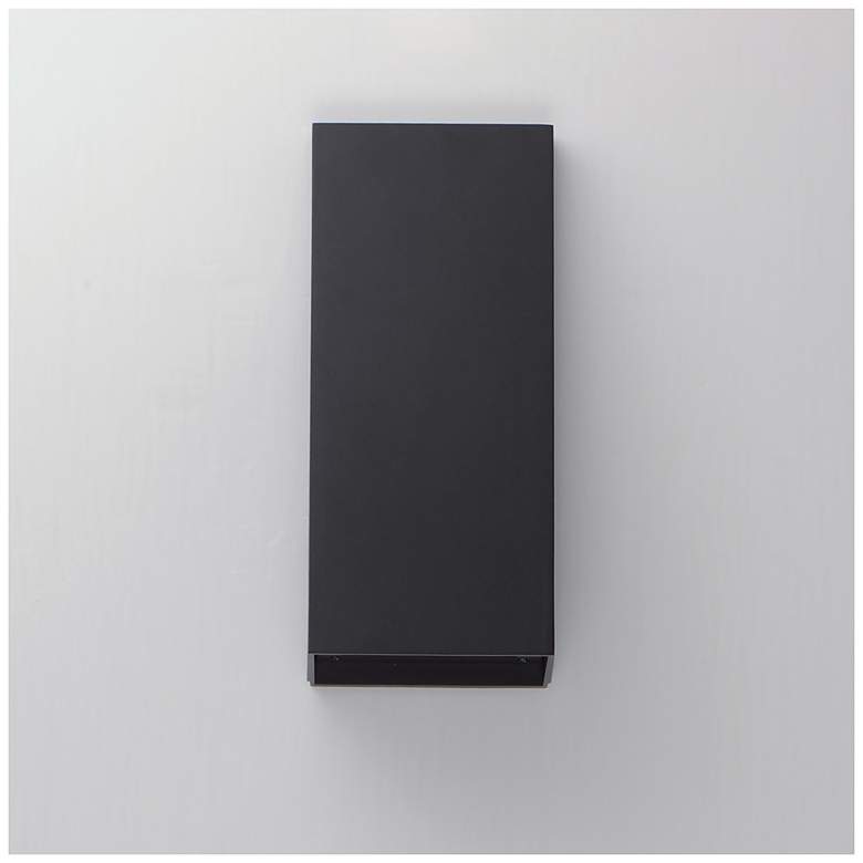 Image 4 Maxim Pathfinder 12" High Bronze Tall LED Wall Sconce - 5CCT more views