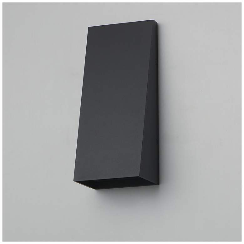 Image 6 Maxim Pathfinder 12" High Bronze Tall LED Wall Sconce - 5CCT more views